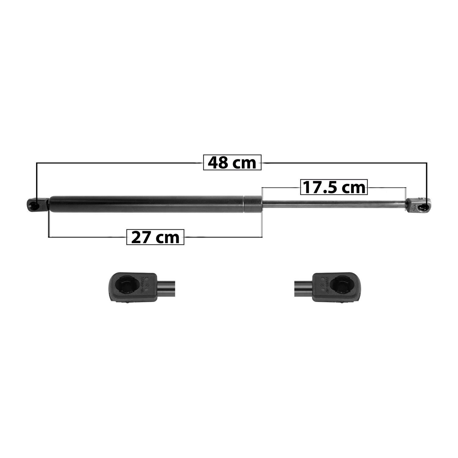 AMORTIGUADOR 5TA PUERTA MITSUBISHI GALANT /DERECHO/IZQUIERDO