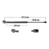 AMORTIGUADOR 5TA PUERTA MITSUBISHI MONTERO /DERECHO/IZQUIERDO