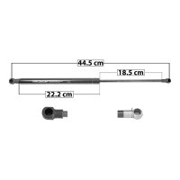 AMORTIGUADOR 5TA PUERTA SMART FORTWO /DERECHO/IZQUIERDO