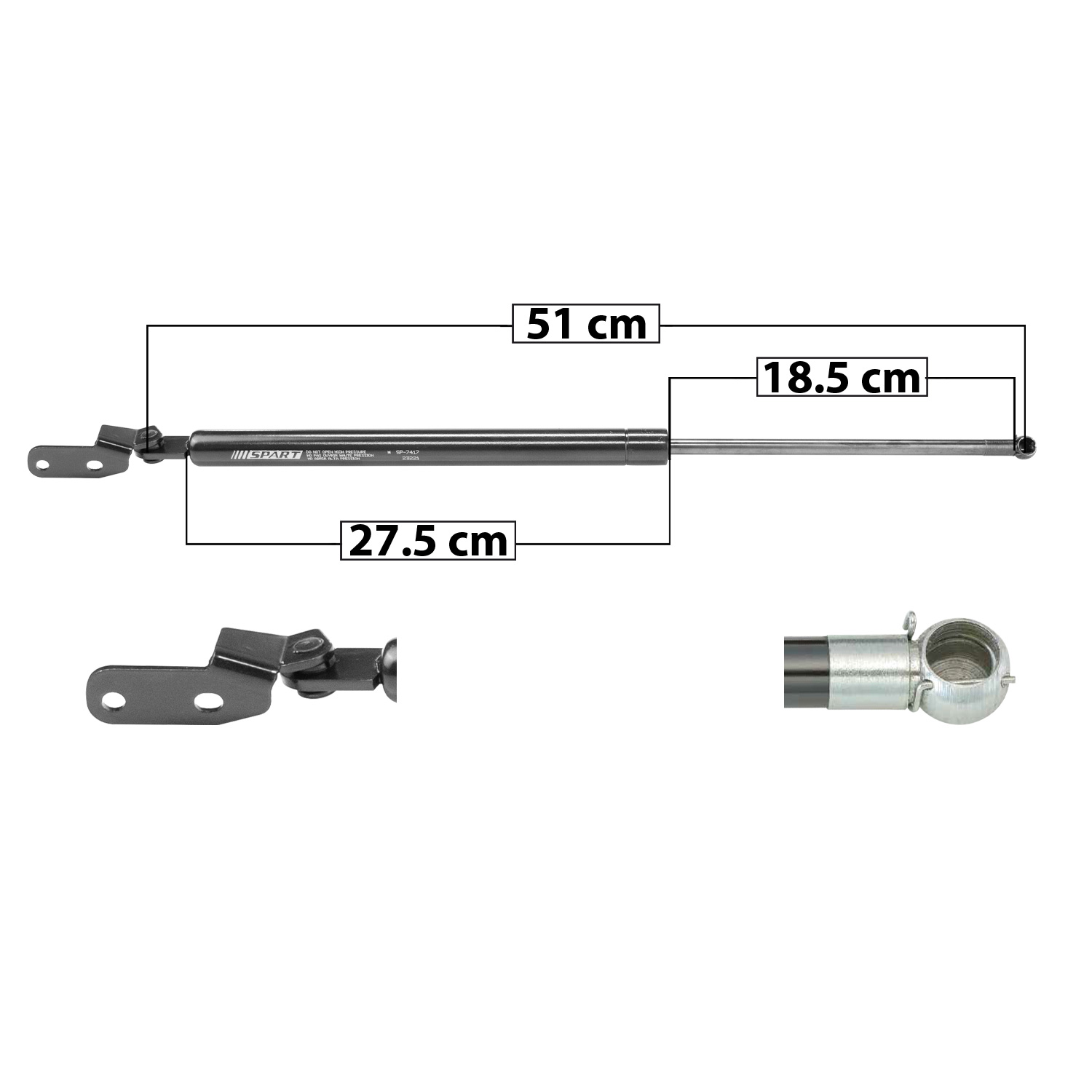 AMORTIGUADOR 5TA PUERTA SUBARU FORESTER /TRASERA/DERECHO