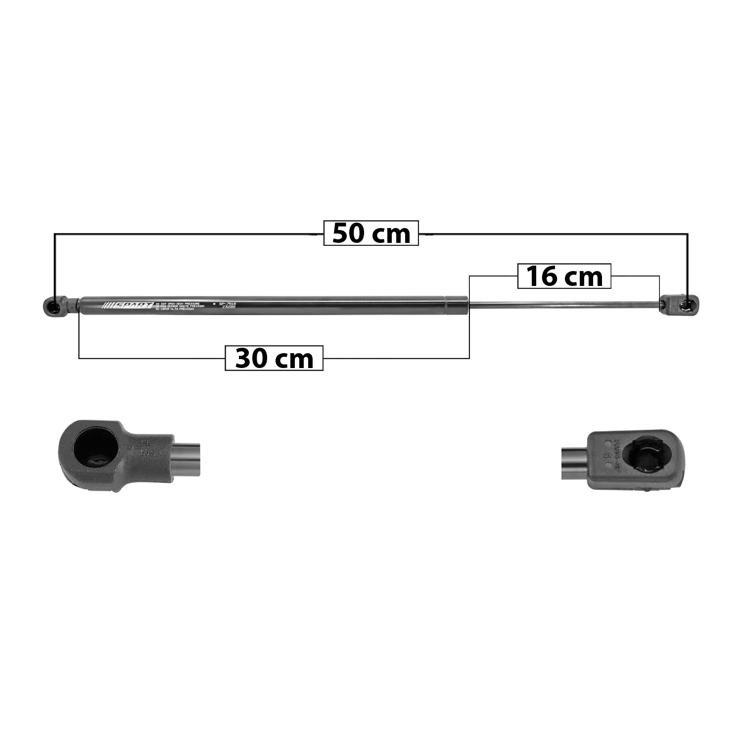 AMORTIGUADOR VIDRIO TRASERO JEEP WRANGLER /DERECHO/IZQUIERDO