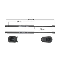 AMORTIGUADOR 5TA PUERTA HYUNDAI GRAND I10 /TRASERA/DERECHO/IZQUIERDO
