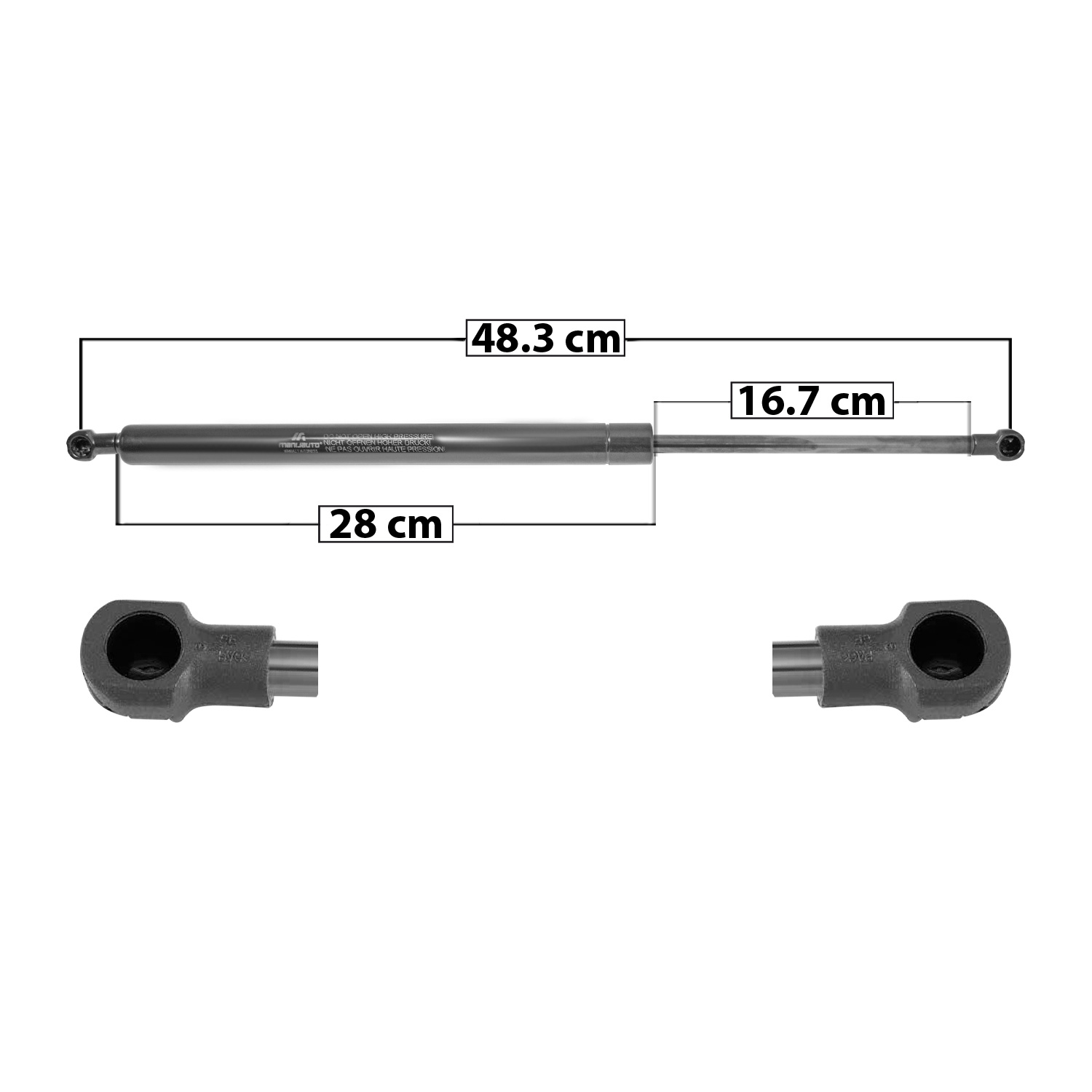 AMORTIGUADOR 5TA PUERTA AUDI A5 /DERECHO/IZQUIERDO