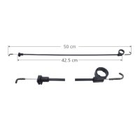 CHICOTE CERRADURA VOLKSWAGEN POINTER /DELANTERA/IZQUIERDO