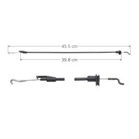 CHICOTE CERRADURA VOLKSWAGEN POINTER /DELANTERA/DERECHO/IZQUIERDO