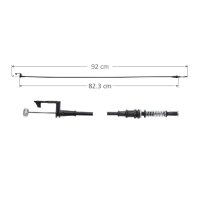 CHICOTE CERRADURA FORD COURIER /DELANTERA/DERECHO/IZQUIERDO