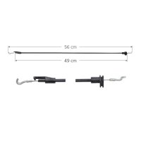 CHICOTE CERRADURA VOLKSWAGEN CROSSFOX /DELANTERA/DERECHO/IZQUIERDO