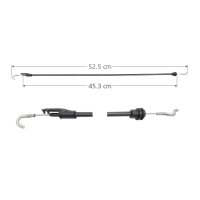 CHICOTE CERRADURA SEAT IBIZA /DELANTERA/DERECHO/IZQUIERDO